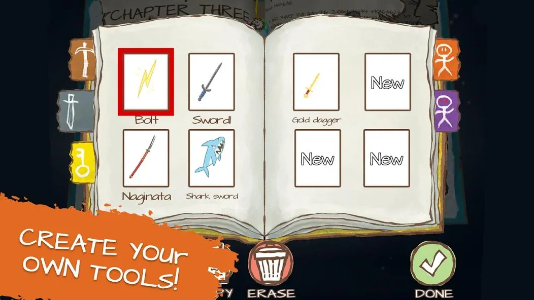 Draw a Stickman: EPIC 2 (Дроу э Стикман) МОД/Взлом [Много монет, Открытые уровни и Мега MOD] Screenshot 4