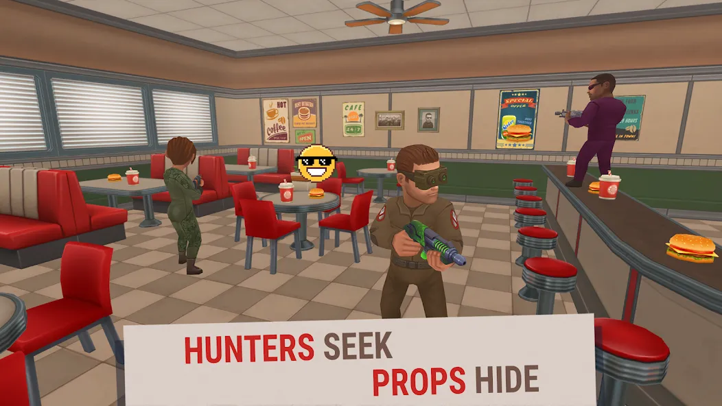 Hide Online - Hunters vs Props (Хайд Онлайн) МОД/Взлом [Много денег, Монет и Все открыто] Screenshot 2