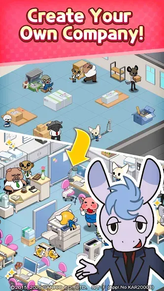 Aggretsuko : Match 3 Puzzle (Аггретсуко) МОД/Взлом [Бесконечные деньги, Монеты и Мега MOD] Screenshot 3