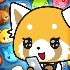 Скачать Взломанная Aggretsuko : Match 3 Puzzle на Андроид (Много алмазов и денег)