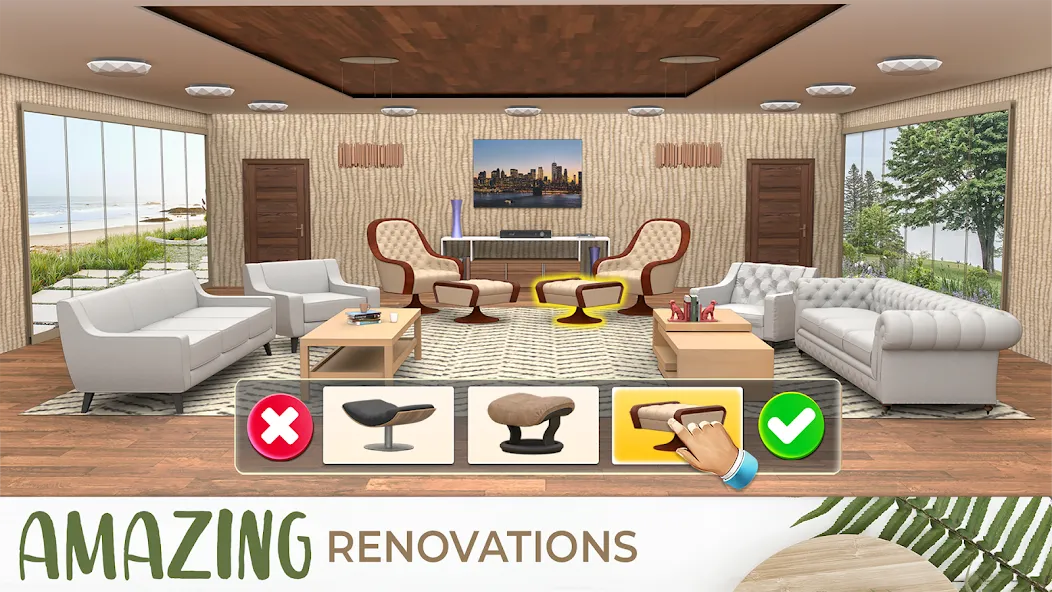 My Home Makeover Design: Games (Мой дизайн ремонта дома) МОД/Взлом [Все открыто, Дополнительные деньги и Меню MOD] Screenshot 4