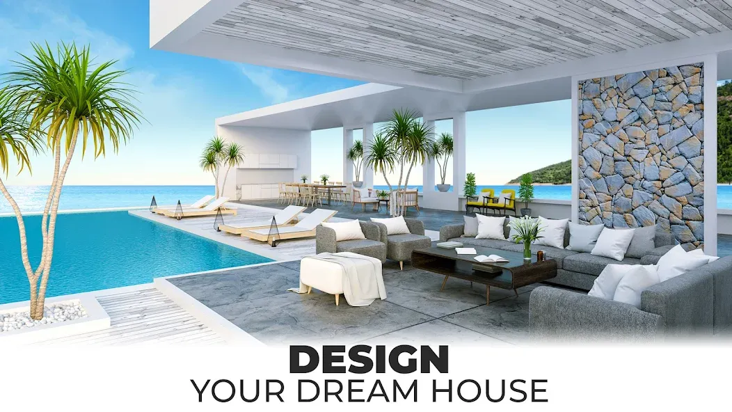 My Home Makeover: House Design МОД/Взлом [Все открыто, Дополнительные деньги и Меню MOD] Screenshot 1