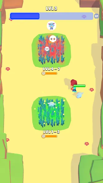 Battle Monster Arena (Батл Монстр Арена) МОД/Взлом [Все открыто, Дополнительные деньги и Меню MOD] Screenshot 1