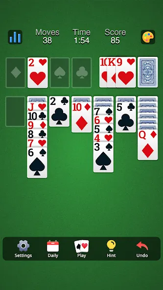 Classic Solitaire - Klondike (Солитер Клондайк Классик) МОД/Взлом [Бесконечные деньги, Монеты и Мега MOD] Screenshot 2