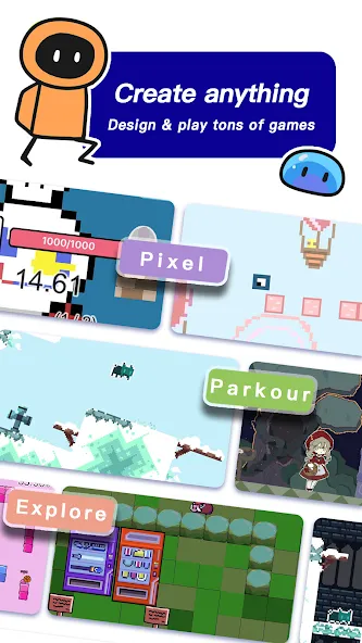 Julian's Editor: Create & Play МОД/Взлом [Много денег, Монет и Все открыто] Screenshot 1