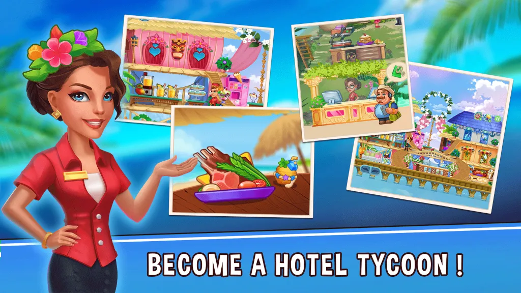 Hotel Empire Fever (Отель Империя Фивер) МОД/Взлом [Много денег, Монет и Все открыто] Screenshot 2