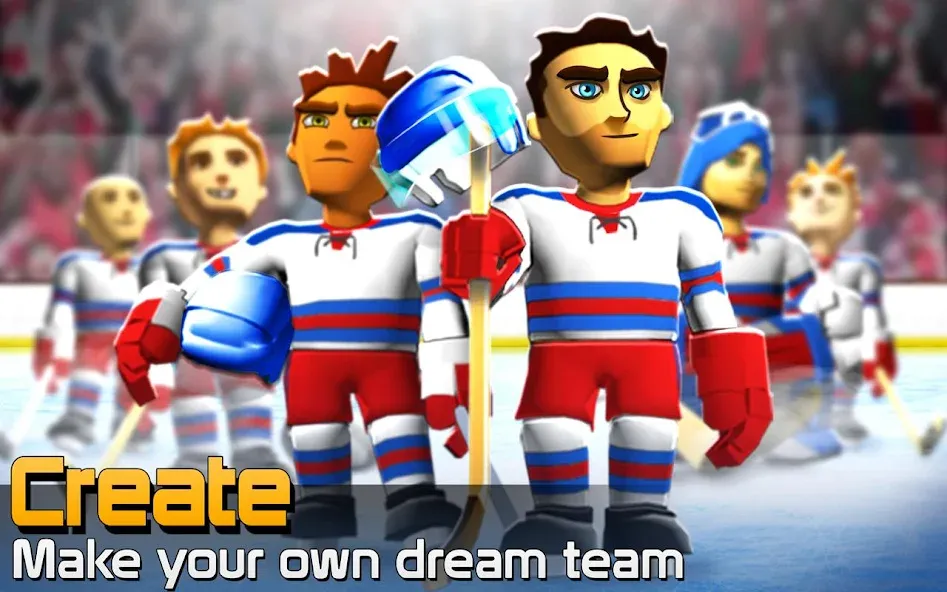 BIG WIN Hockey (БИГ ВИН Хоккей) МОД/Взлом [Много денег, Монет и Все открыто] Screenshot 1