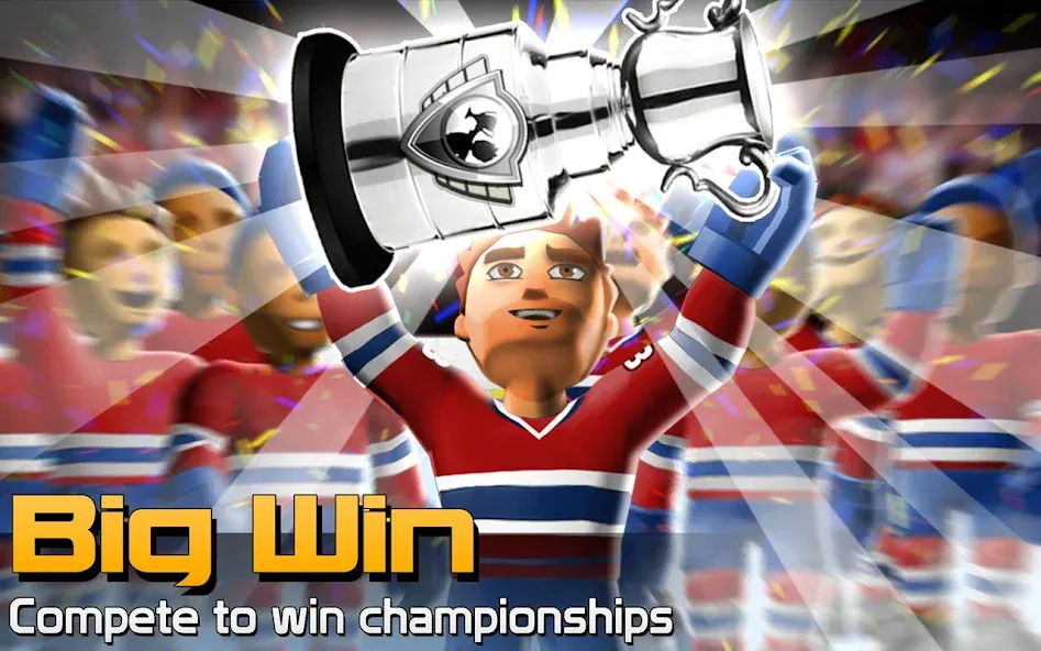 BIG WIN Hockey (БИГ ВИН Хоккей) МОД/Взлом [Много денег, Монет и Все открыто] Screenshot 5