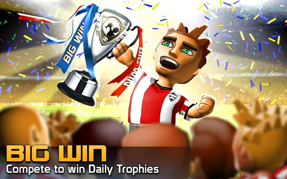BIG WIN Soccer: World Football (БИГ ВИН Соккер) МОД/Взлом [Бесконечные деньги, Монеты и Мега MOD] Screenshot 4