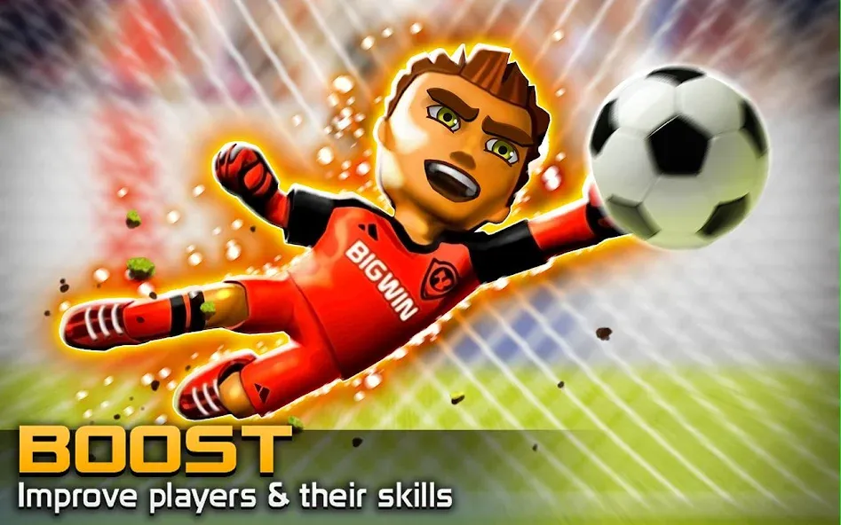 BIG WIN Soccer: World Football (БИГ ВИН Соккер) МОД/Взлом [Бесконечные деньги, Монеты и Мега MOD] Screenshot 5