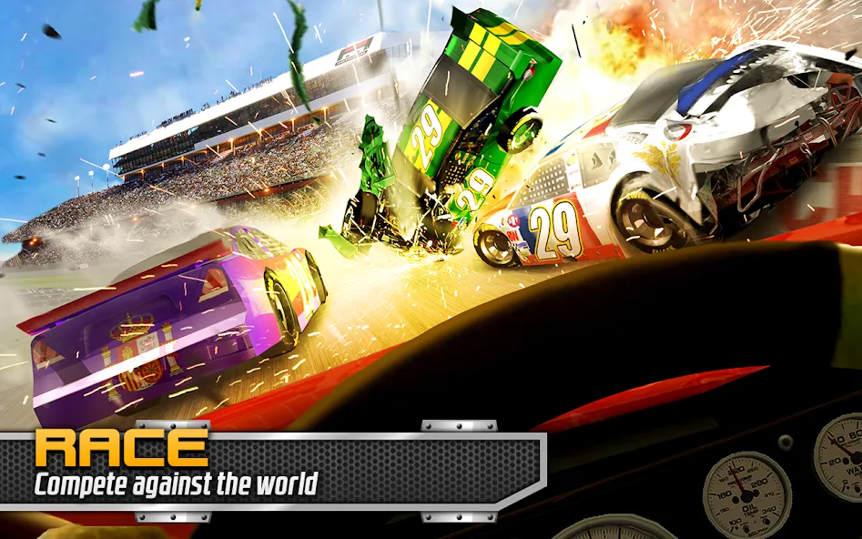 BIG WIN Racing (БИГ ВИН Гонки) МОД/Взлом [Деньги, Монеты и Меню MOD] Screenshot 4