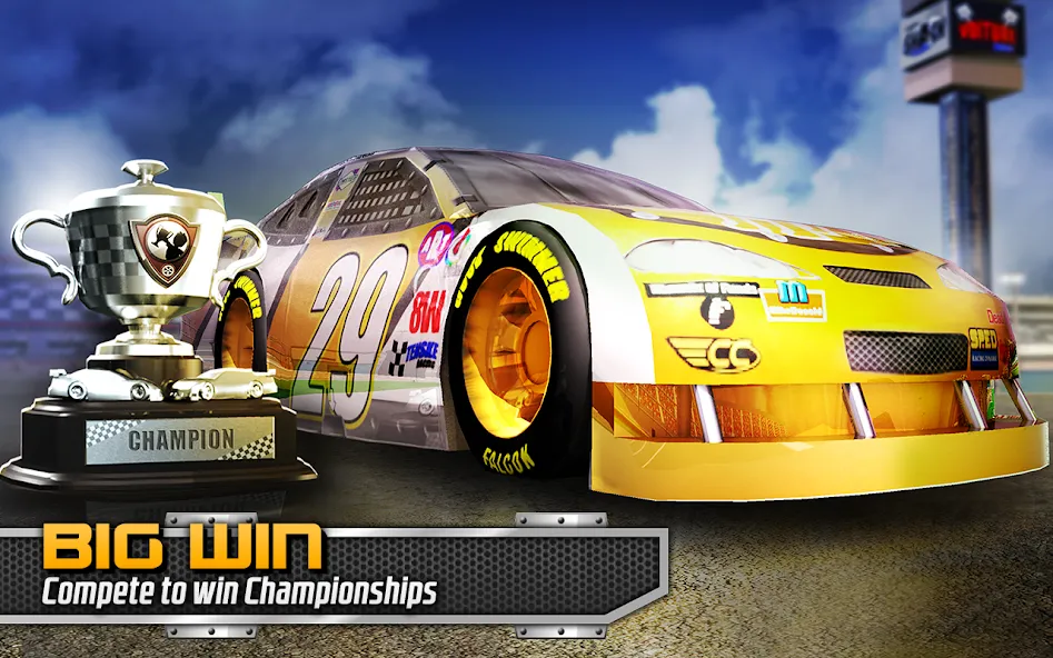 BIG WIN Racing (БИГ ВИН Гонки) МОД/Взлом [Деньги, Монеты и Меню MOD] Screenshot 5