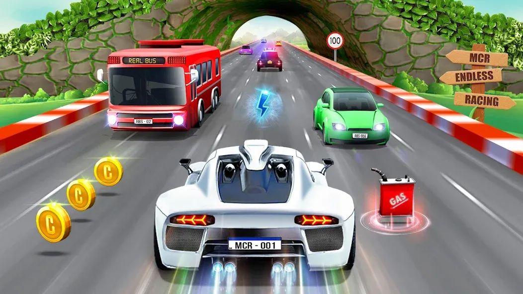 Mini Car Racing Game Legends МОД/Взлом [Много денег, Монет и Все открыто] Screenshot 1