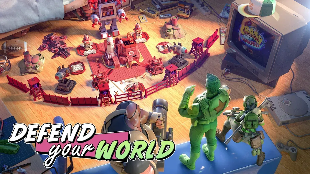 TOY WARS (Арми Мен Страйк) МОД/Взлом [Много монет, Открытые уровни и Мега MOD] Screenshot 4