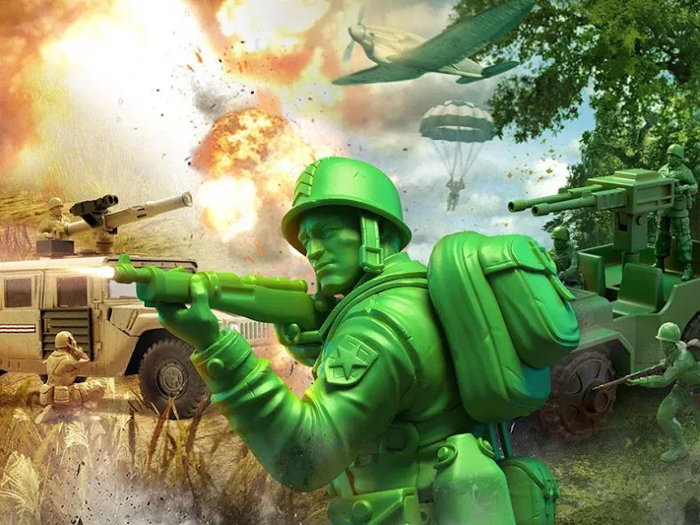 TOY WARS BETA (Армия Мен Страйк Бета) МОД/Взлом [Много денег, Монет и Все открыто] Screenshot 1