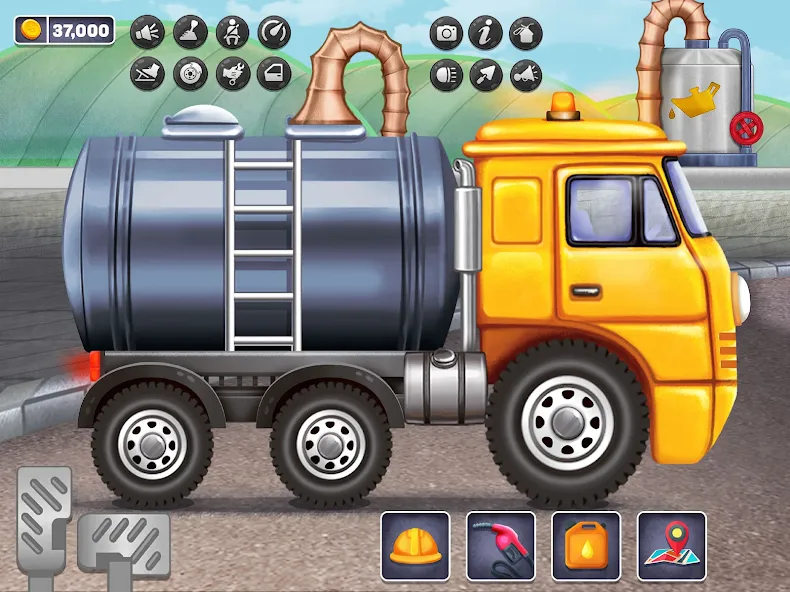 Oil Tanker Truck Games МОД/Взлом [Все открыто, Дополнительные деньги и Меню MOD] Screenshot 5