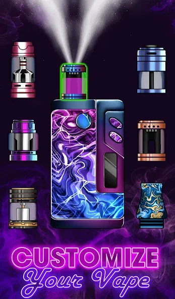Vape 'N Pod Trick Simulator МОД/Взлом [Меню, Бесконечные монеты и Открытые уровни] Screenshot 5