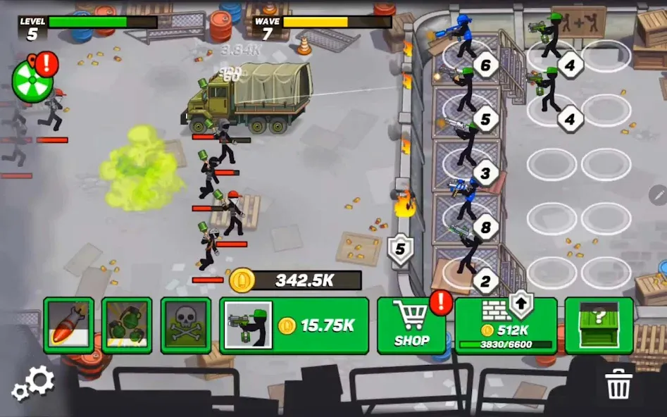 Stickman Defenders: Stick War МОД/Взлом [Бесконечные деньги, Монеты и Мега MOD] Screenshot 4