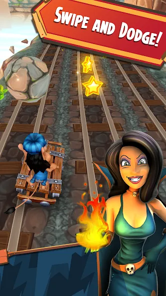 Hugo Troll Race 2: Rail Rush (Хуго Тролл Гонка 2) МОД/Взлом [Много монет, Открытые уровни и Мега MOD] Screenshot 2