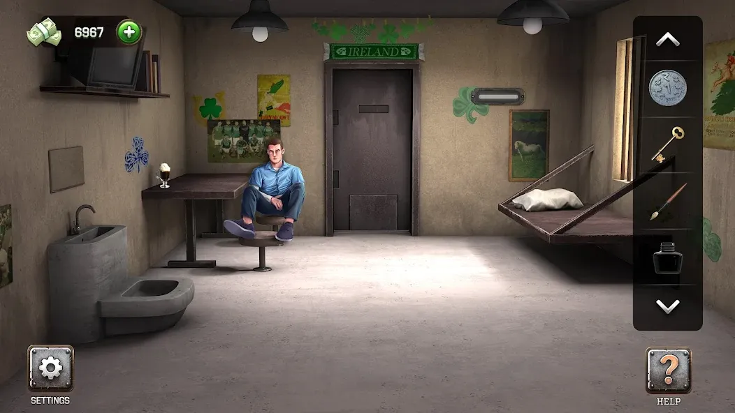 100 Doors - Escape from Prison (сто) МОД/Взлом [Все открыто, Дополнительные деньги и Меню MOD] Screenshot 1