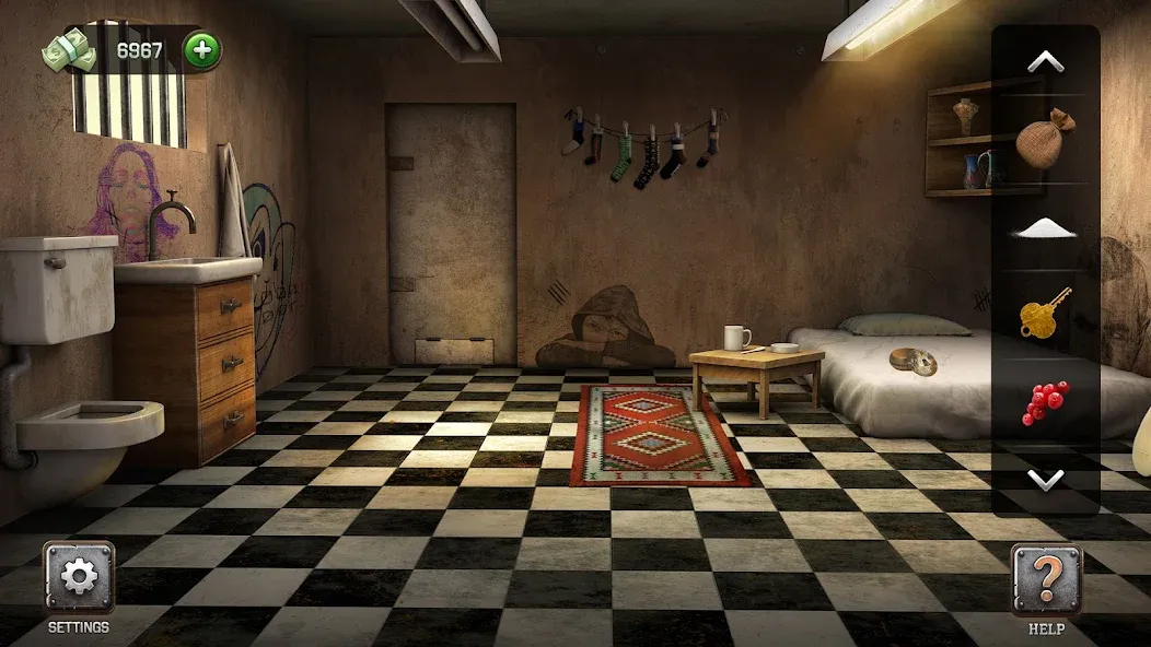 100 Doors - Escape from Prison (сто) МОД/Взлом [Все открыто, Дополнительные деньги и Меню MOD] Screenshot 5