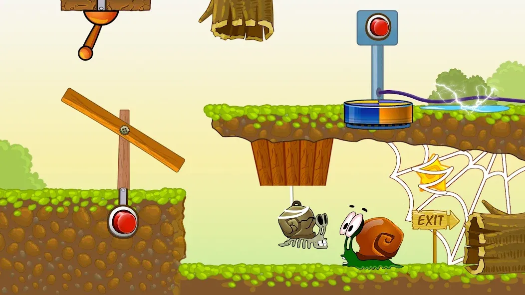Snail Bob 1: Adventure Puzzle МОД/Взлом [Меню, Бесконечные монеты и Открытые уровни] Screenshot 5