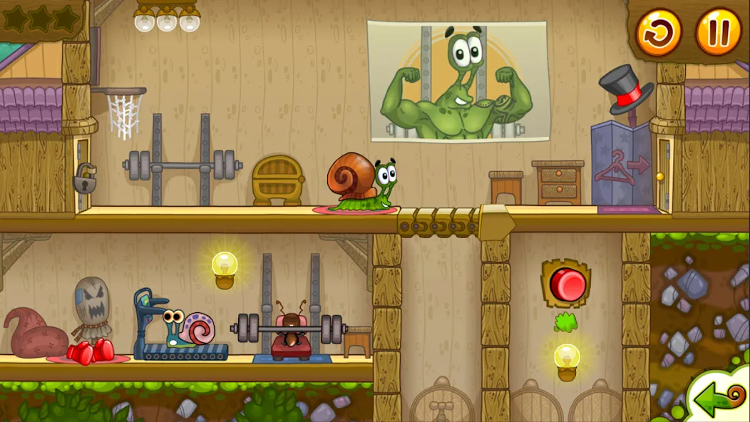 Snail Bob 2 МОД/Взлом [Бесконечные деньги, Монеты и Мега MOD] Screenshot 2