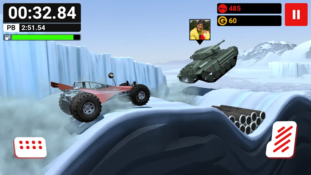 MMX Hill Dash (ММХ Хилл Клайм) МОД/Взлом [Деньги, Монеты и Меню MOD] Screenshot 2