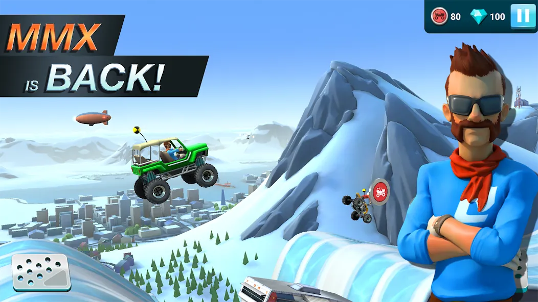 MMX Hill Dash 2 – Offroad Truc (ММХ Хилл Даш 2) МОД/Взлом [Бесконечные деньги, Монеты и Мега MOD] Screenshot 1