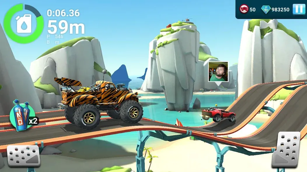 MMX Hill Dash 2 – Offroad Truc (ММХ Хилл Даш 2) МОД/Взлом [Бесконечные деньги, Монеты и Мега MOD] Screenshot 2