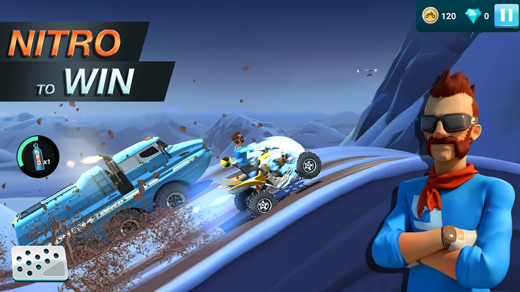 MMX Hill Dash 2 – Offroad Truc (ММХ Хилл Даш 2) МОД/Взлом [Бесконечные деньги, Монеты и Мега MOD] Screenshot 3