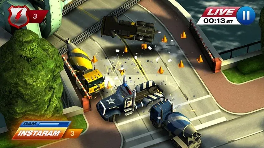 Smash Cops Heat (Смеш копс хит) МОД/Взлом [Деньги, Монеты и Меню MOD] Screenshot 2