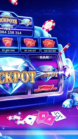 Huuuge Casino Slots Vegas 777 (Хьюдж Казино Слотс Вегас 777) МОД/Взлом [Все открыто, Дополнительные деньги и Меню MOD] Screenshot 2