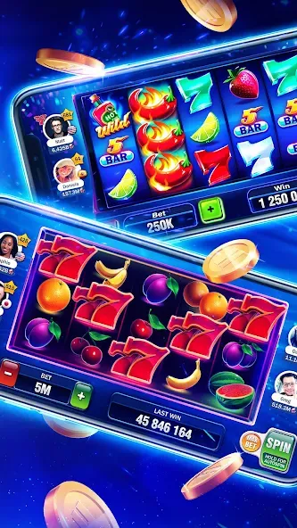 Huuuge Casino Slots Vegas 777 (Хьюдж Казино Слотс Вегас 777) МОД/Взлом [Все открыто, Дополнительные деньги и Меню MOD] Screenshot 4
