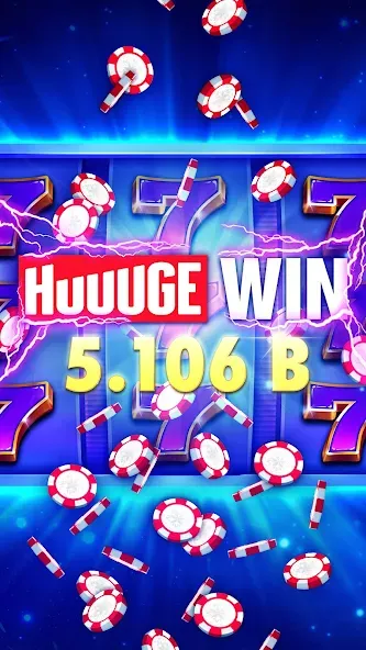 Huuuge Casino Slots Vegas 777 (Хьюдж Казино Слотс Вегас 777) МОД/Взлом [Все открыто, Дополнительные деньги и Меню MOD] Screenshot 5