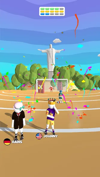 Goal Party - Soccer Freekick (Гоал Парти) МОД/Взлом [Много денег, Монет и Все открыто] Screenshot 1