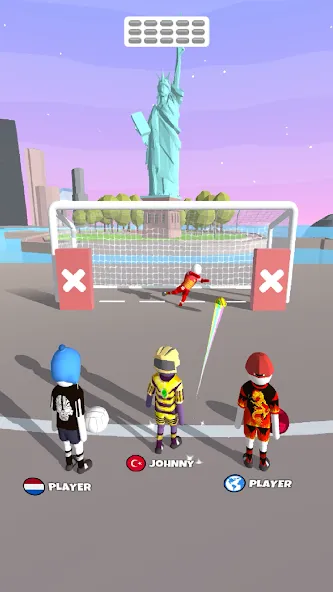 Goal Party - Soccer Freekick (Гоал Парти) МОД/Взлом [Много денег, Монет и Все открыто] Screenshot 2