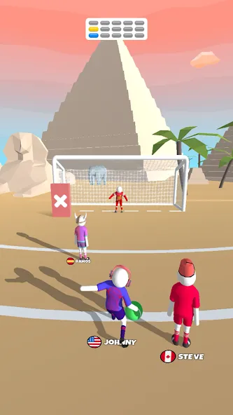 Goal Party - Soccer Freekick (Гоал Парти) МОД/Взлом [Много денег, Монет и Все открыто] Screenshot 3