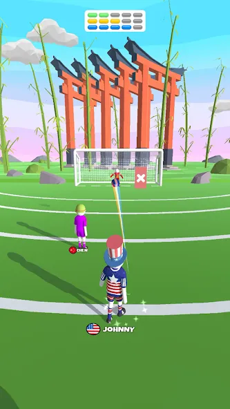 Goal Party - Soccer Freekick (Гоал Парти) МОД/Взлом [Много денег, Монет и Все открыто] Screenshot 4