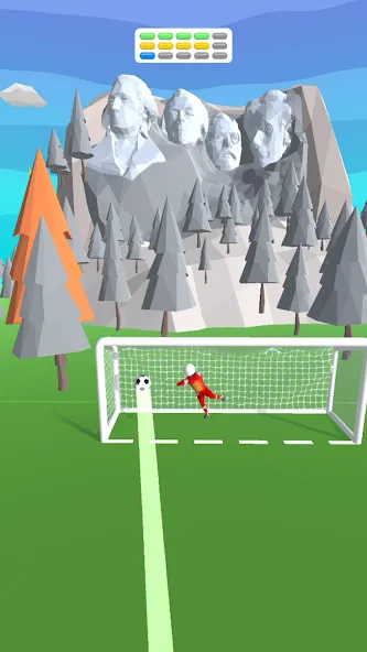 Goal Party - Soccer Freekick (Гоал Парти) МОД/Взлом [Много денег, Монет и Все открыто] Screenshot 5