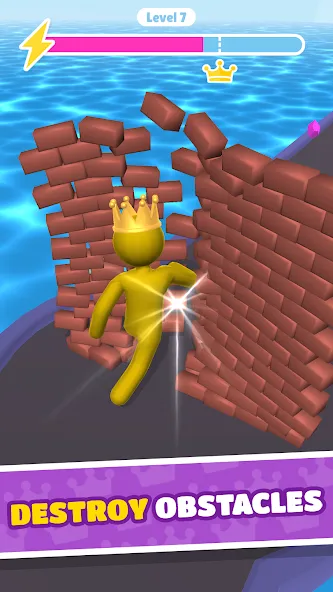 Giant Rush! - Fighting Games МОД/Взлом [Все открыто, Дополнительные деньги и Меню MOD] Screenshot 2