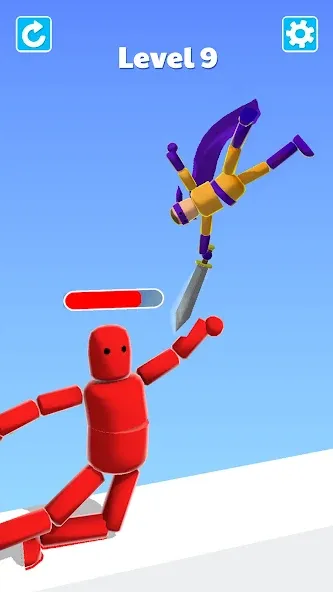 Ragdoll ninja: Imposter hero (Рагдолл Ниндзя) МОД/Взлом [Бесконечные деньги, Монеты и Мега MOD] Screenshot 1