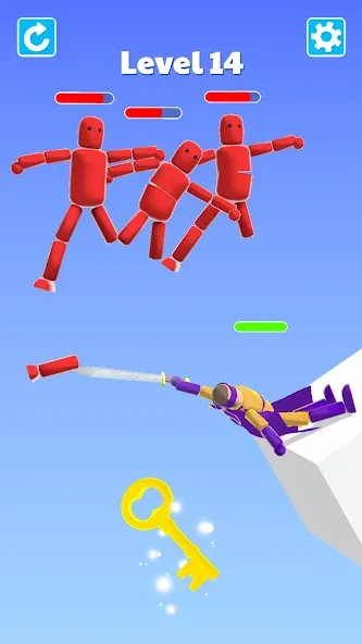 Ragdoll ninja: Imposter hero (Рагдолл Ниндзя) МОД/Взлом [Бесконечные деньги, Монеты и Мега MOD] Screenshot 3