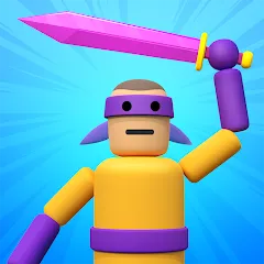 Скачать Ragdoll ninja: Imposter hero Взлом (Много денег) на Андроид бесплатно