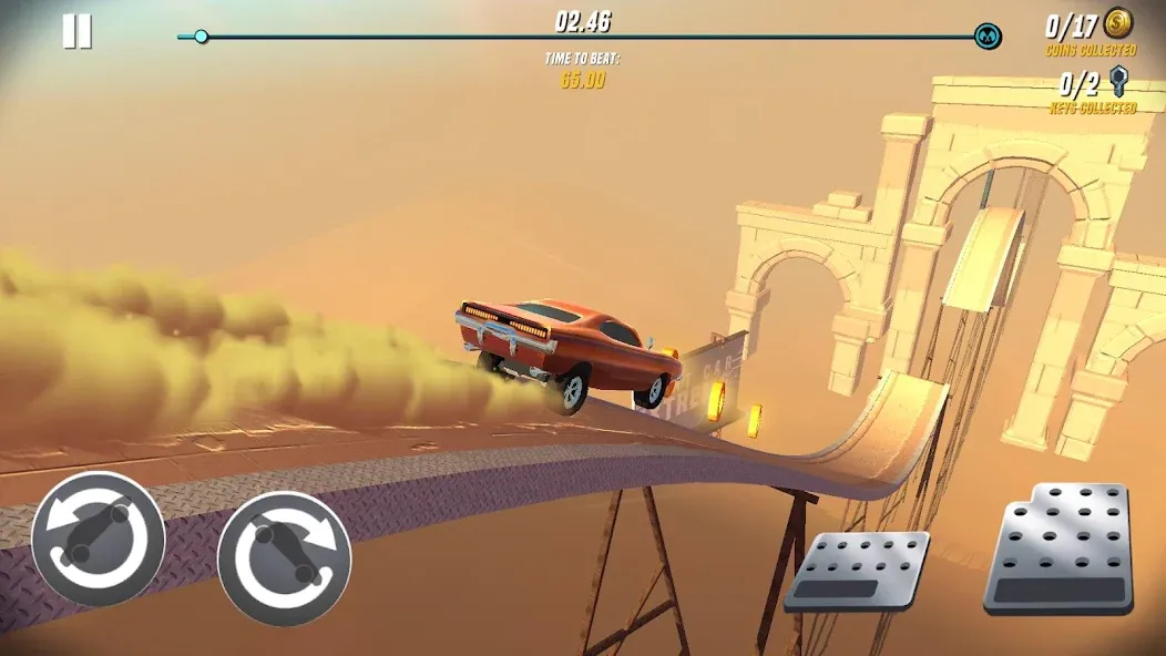 Stunt Car Extreme (Стант Кар Экстрим) МОД/Взлом [Бесконечные деньги, Монеты и Мега MOD] Screenshot 3