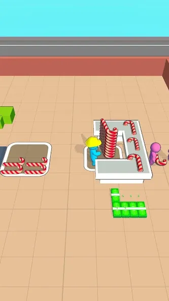 Candy Factory (Кэнди Фактори) МОД/Взлом [Меню, Бесконечные монеты и Открытые уровни] Screenshot 4