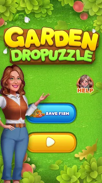 Garden Dropuzzle (Гарден Дропазл) МОД/Взлом [Много денег, Монет и Все открыто] Screenshot 1