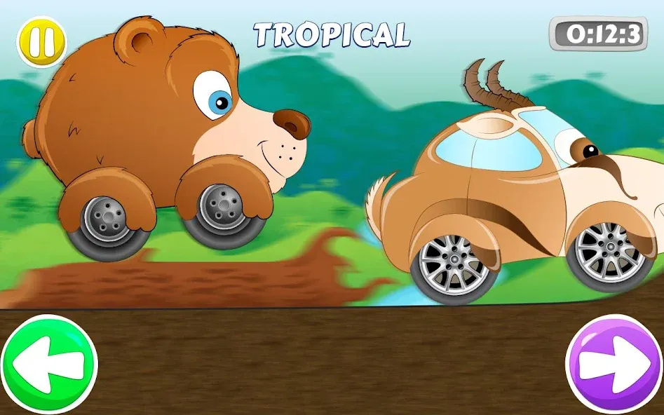 Racing car game for kids МОД/Взлом [Бесконечные деньги, Монеты и Мега MOD] Screenshot 1