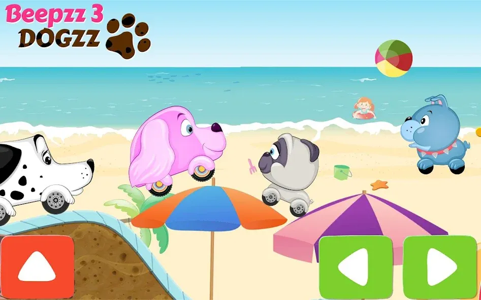 Racing games for kids - Dogs МОД/Взлом [Много денег, Монет и Все открыто] Screenshot 5