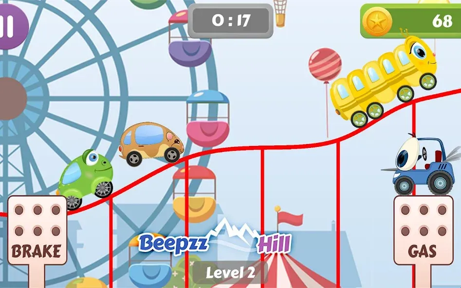 Car Racing game for toddlers МОД/Взлом [Много денег, Монет и Все открыто] Screenshot 1